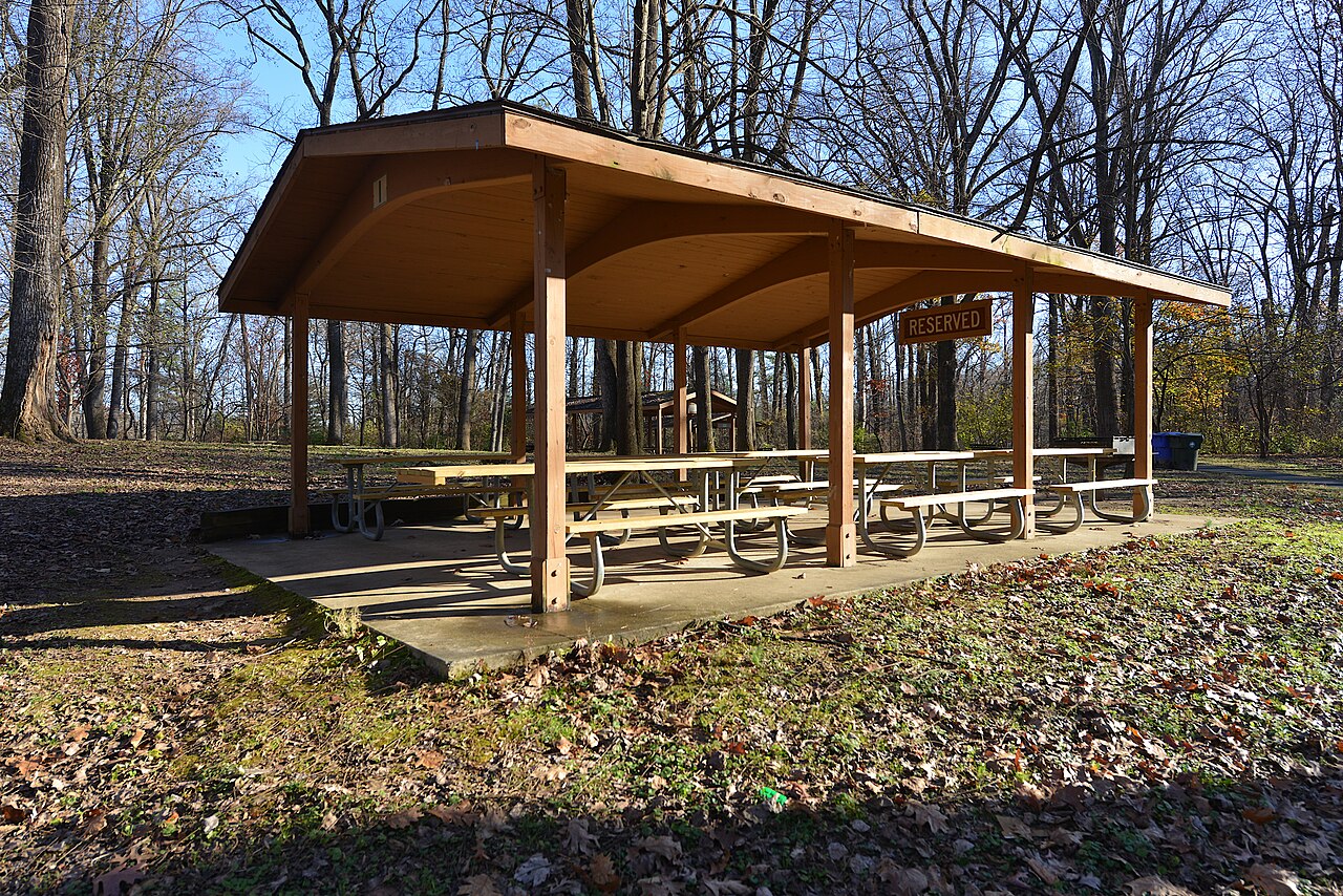 Park picnic shelter