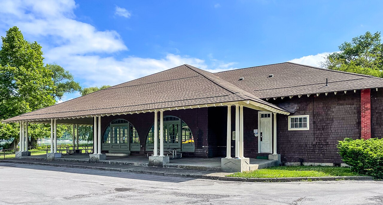 Park picnic shelter